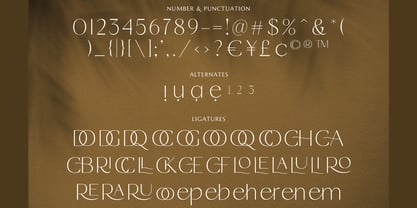 MAREGY Font Poster 7