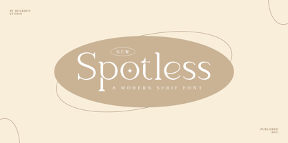 Spotless Font Poster 1