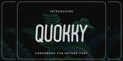 Quokky Font Poster 1