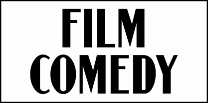 Film Comedy JNL Font Poster 2