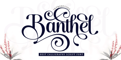 Banthel Font Poster 1