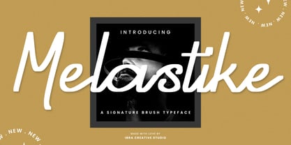 Melastike Font Poster 1