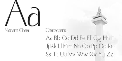 Madam Ghea Font Poster 3