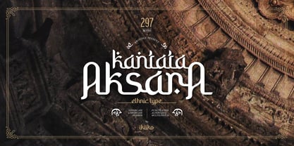 Kantata Aksara Font Poster 1