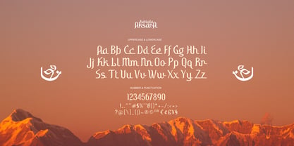 Kantata Aksara Font Poster 6