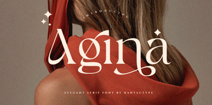 Agina Font Poster 1