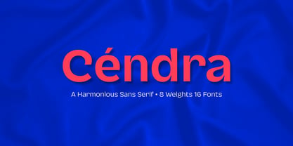 Cendra Font Poster 1