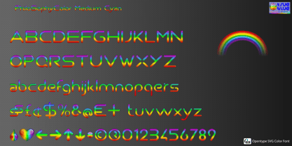 Philo Sophy Color Font Poster 6