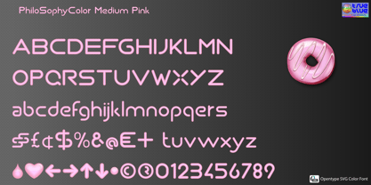 Philo Sophy Color Font Poster 11