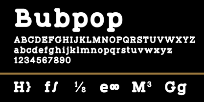 Bubpop Font Poster 12