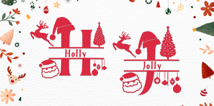 Welcome Christmas Font Poster 5