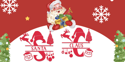 Welcome Christmas Font Poster 4