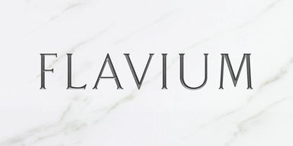 Flavium Font Poster 1