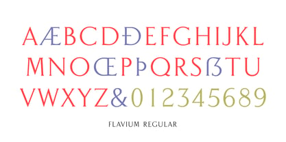 Flavium Font Poster 4