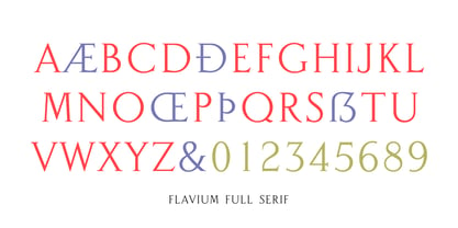 Flavium Font Poster 6