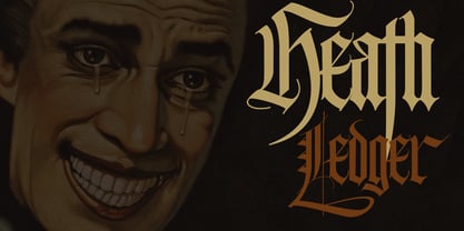 Coyote Blackletter Font Poster 12