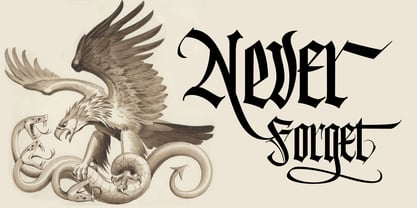 Coyote Blackletter Font Poster 11