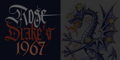 Coyote Blackletter Font Poster 13