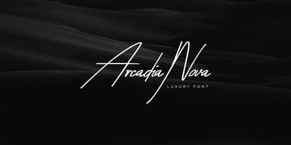 Arcadia Nova Font Poster 1