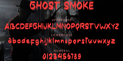 Ghost Smoke Font Poster 6