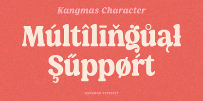 Kangmas Font Poster 10