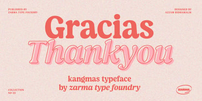 Kangmas Font Poster 11