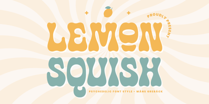 Lemon Squish Font Poster 1