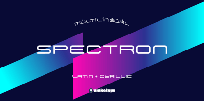Spectron Font Poster 1
