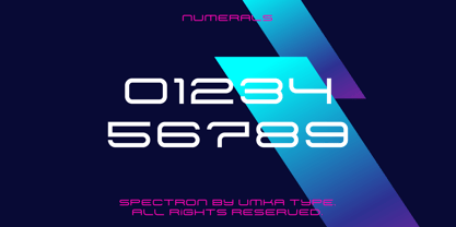 Spectron Font Poster 2