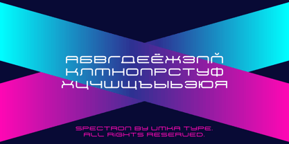 Spectron Font Poster 5