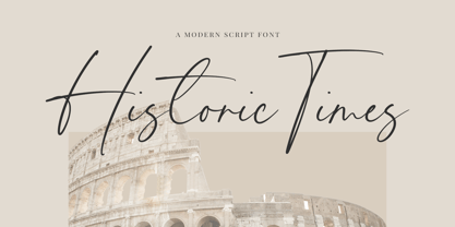 Historic Times Font Poster 1
