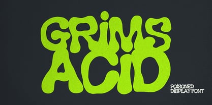 Grims Acid Font Poster 1