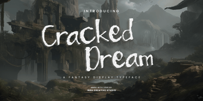 Cracked Dream Font Poster 1