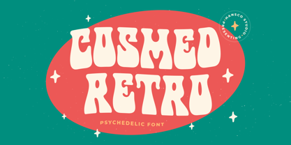 Cosmed Retro Font Poster 1
