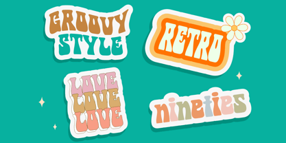 Cosmed Retro Font Poster 6