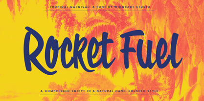 Tropical Carnival Font Poster 7