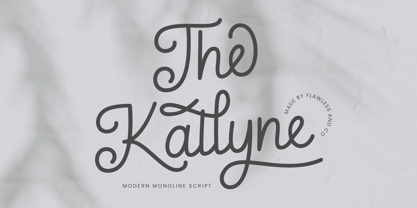 The Kallyne Font Poster 1