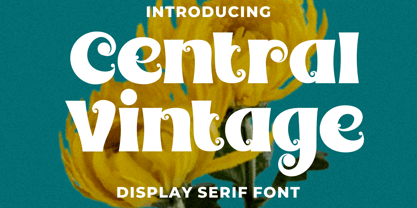 Central Vintage Font Poster 1