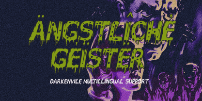 Darkenville Font Poster 10