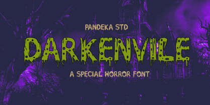 Darkenville Font Poster 1