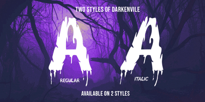 Darkenville Font Poster 11