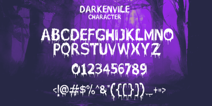 Darkenville Font Poster 12