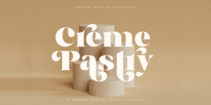 Creme Pastry Font Poster 1