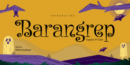 Barangrep Font Poster 1