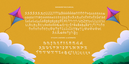 Barangrep Font Poster 9