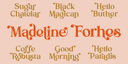 Madeline Forhes Font Poster 10