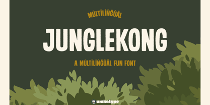 Junglekong Font Poster 11