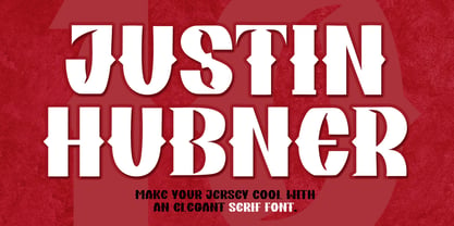 Justin Hubner Font Poster 1