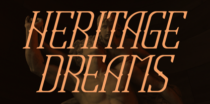 HERITAGE DREAMS Font Poster 4