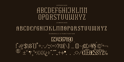 HERITAGE DREAMS Font Poster 7